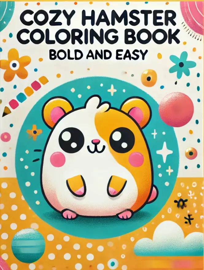 Cozy Hamster Coloring Book
