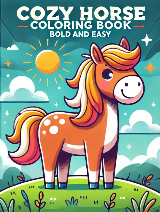 Cozy Horse Coloring Book