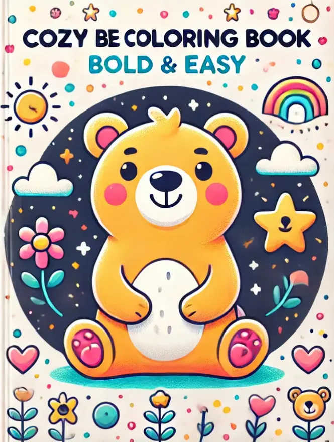 Cozy Bear Coloring Book