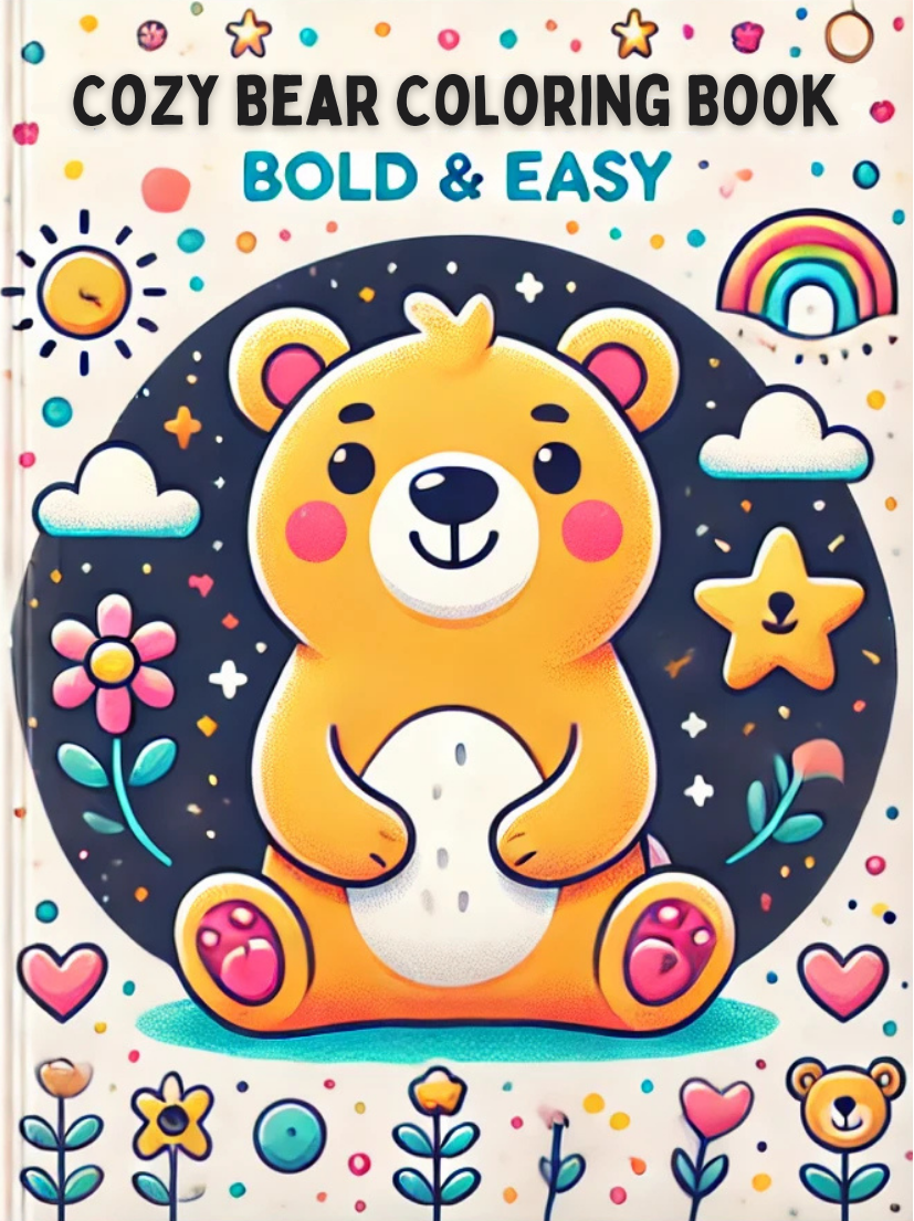 Cozy Bear Coloring Book