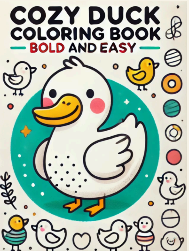 Cozy Duck Coloring Book