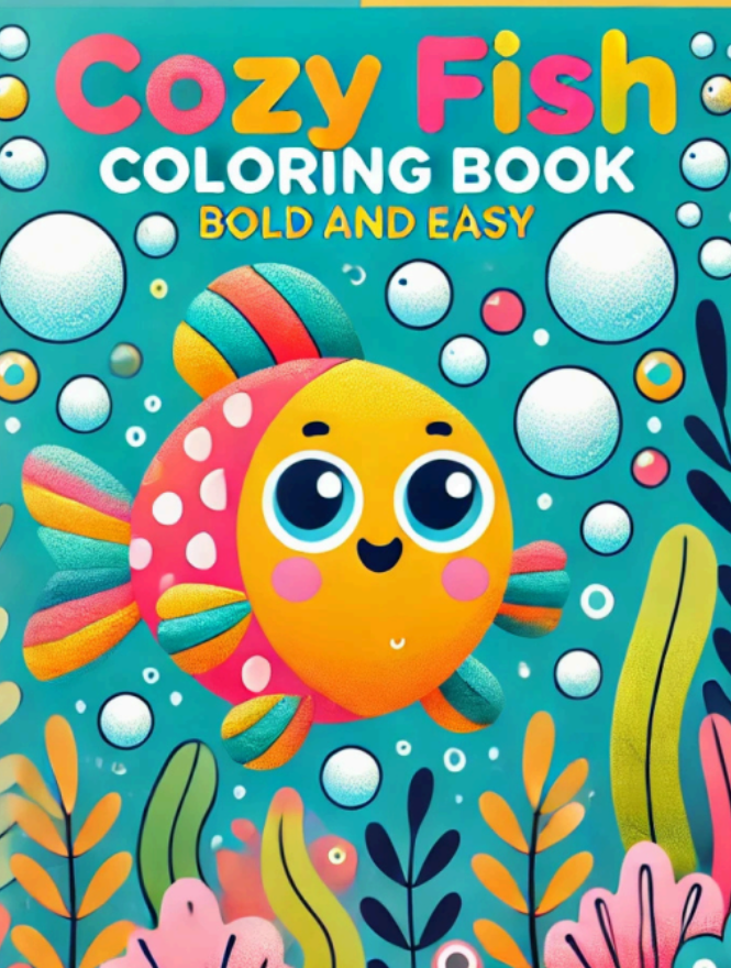 Cozy Fish Coloring Book