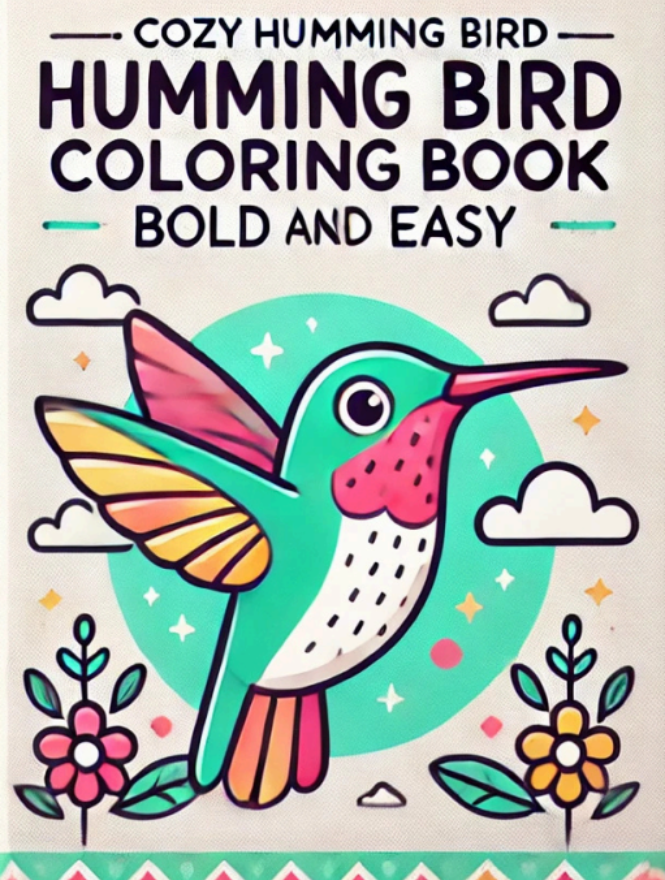 Cozy Humming Bird Coloring Book