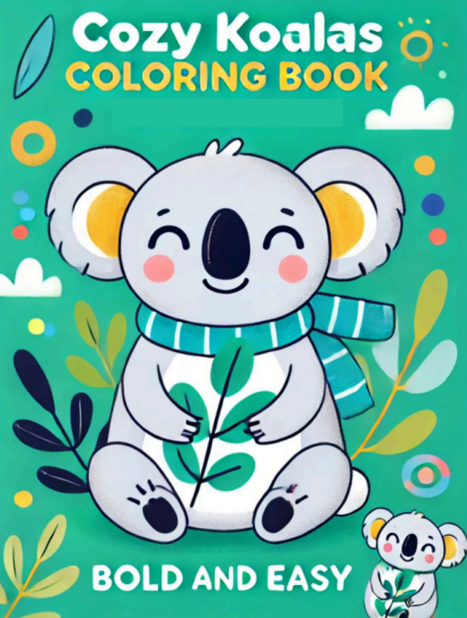 Cozy Koalas Coloring Book