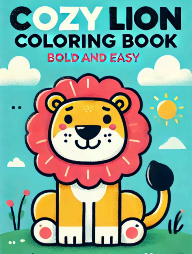 Cozy Lion Coloring Book