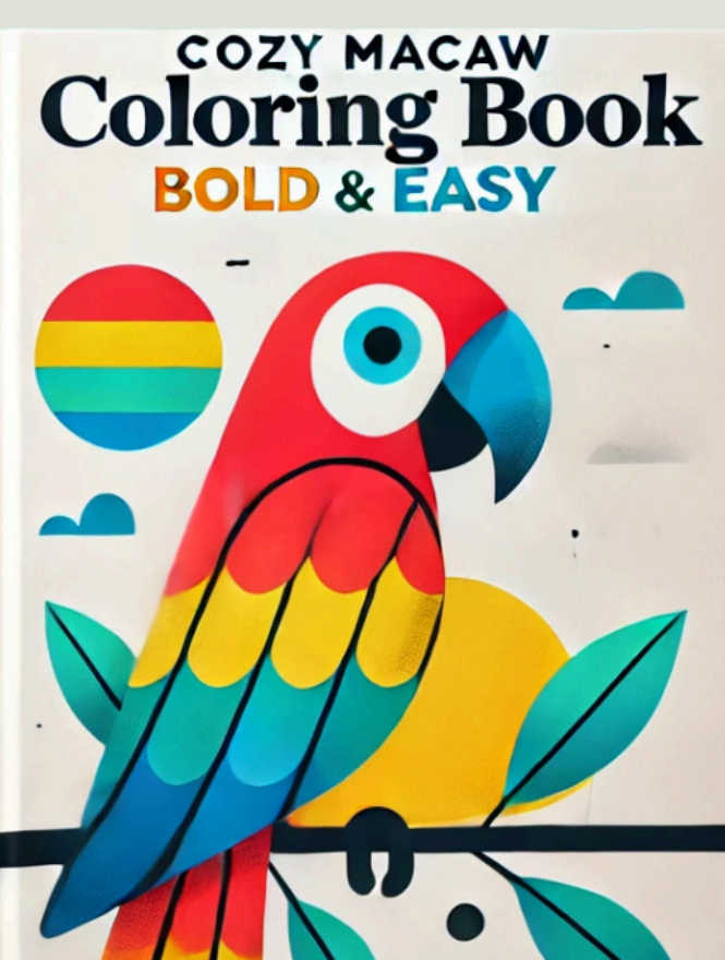 Cozy Macaw Coloring Book