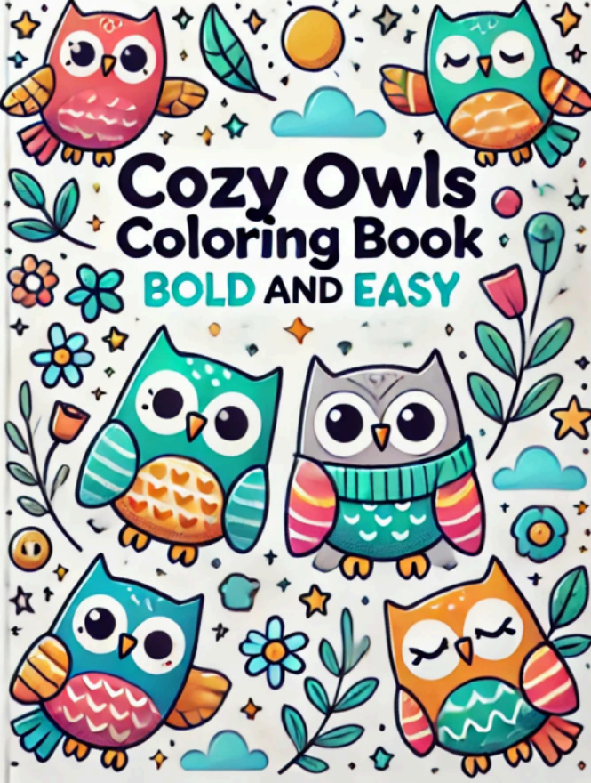 Cozy Owl Coloring Book