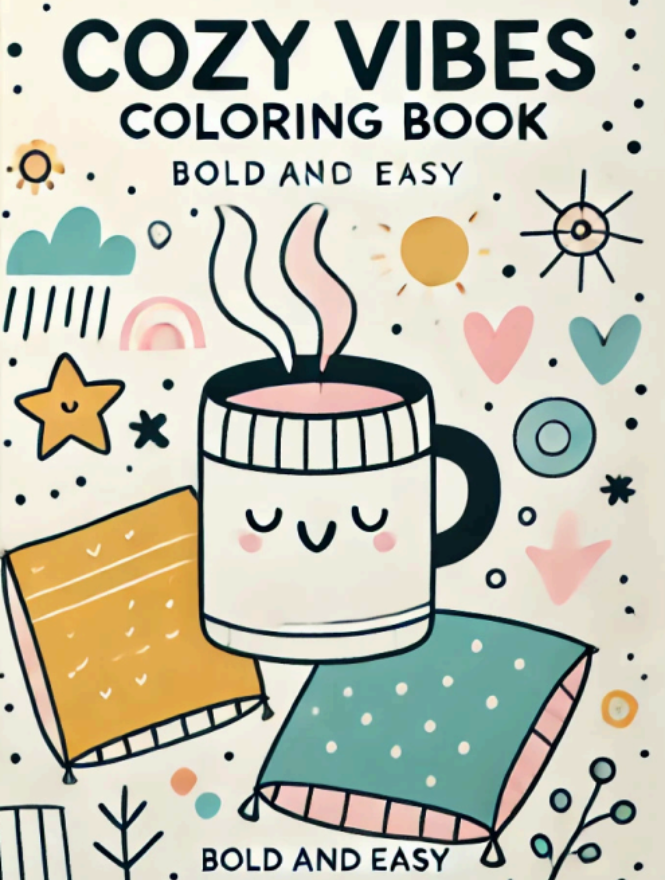 Cozy Vibes Coloring Book